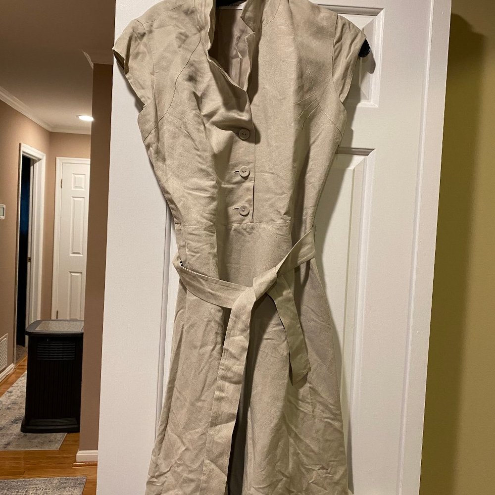 Linen Calvin Klein Dress Size 8